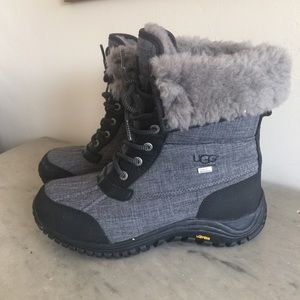 Grey UGG Adirondack Snow & Rain Boots